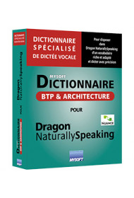 Dictionnaire BTP & Architecture Mysoft pour Dragon Professional 16