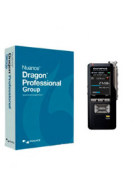 Dragon Professional Group 15 (licence 1 locuteur) + Kit Magnétophone - Enregistreur Numérique Olympus DS-9500