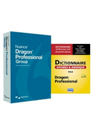 Dragon Professional Group 15 (licence 1 à 9 locuteurs) + Dictionnaire Affaires et Juridique Mysoft