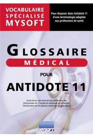 Glossaire médical pour Antidote - Licence 5 postes avec maintenance d'un an